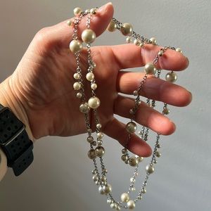 Fantasy Pearls - super long necklace